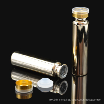 Garrafa de baioneta de frasco de chapeamento de ouro de 20ml